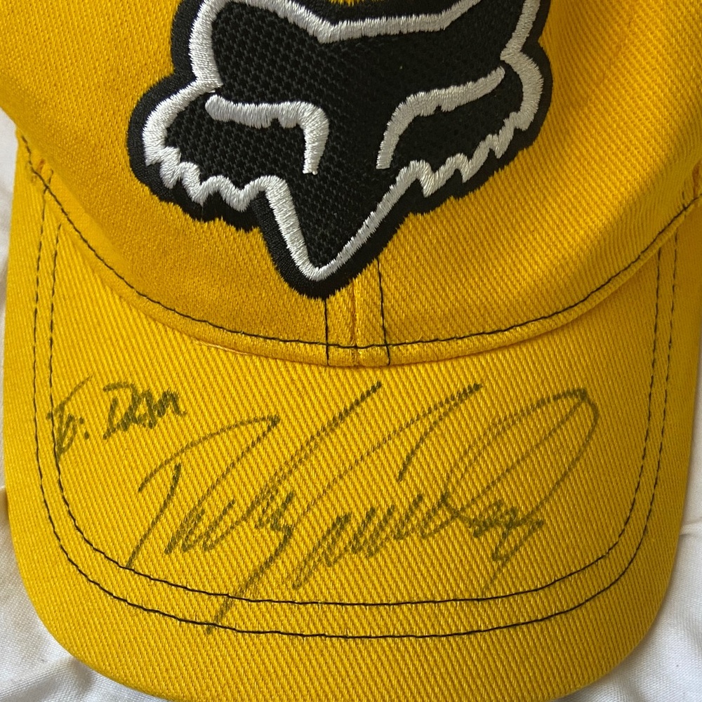 Fox Racing Ricky Carmichael Signed Cap - Picture 2 of 7